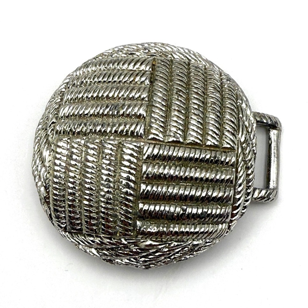 Vintage Douglas Paquette Silver Tone Belt Buckle – Western Statement Accessory